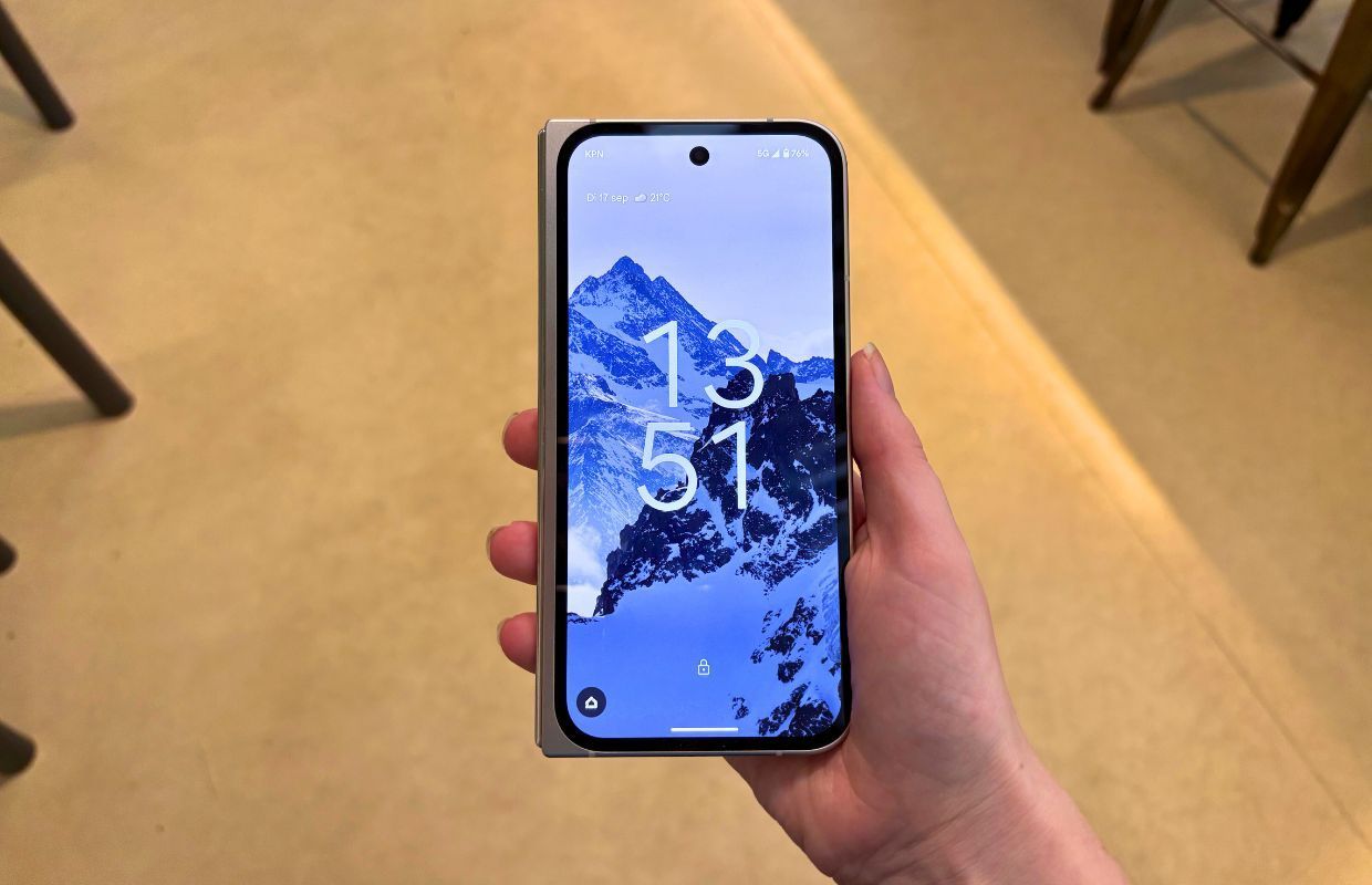 google pixel 9 pro fold buitenste scherm aan